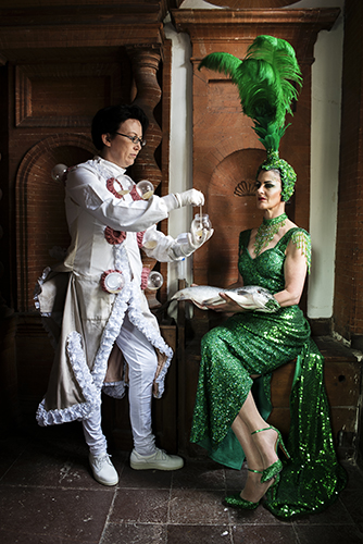 Kira O’Reilly & Jennifer Willet - Be-Wildering photograph WAAG Society, Amsterdam, The Netherlands, 2017 (Photo Credit: Bas de Brouwer)